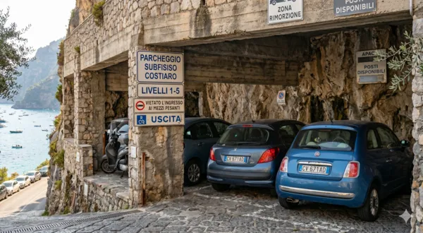 Parking in Maiori, Amalfi Coast